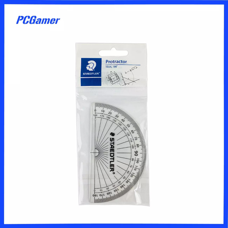 Staedtler 10cm Protractor 180 Degrees Semi-Circular Geometry Maths School