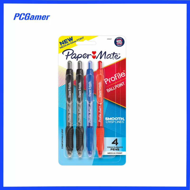 Paper Mate Profile Ball Point 1.0mm Retract Pk4
