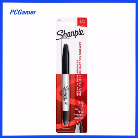 Sharpie Twin Tip Permanent Marker CD DVD ultra fine point