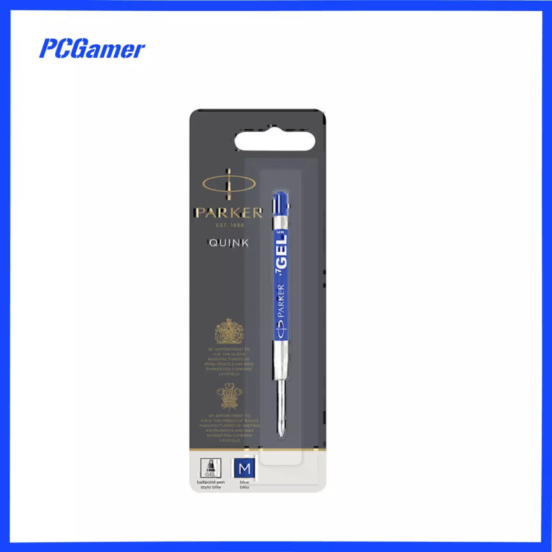 Parker 1950346 Quink Gel Ballpoint Pen Refill Medium Blue Ink Parker 1950346 Quink Gel Ballpoint Pen Refill Medium Blue Ink