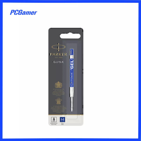 Parker 1950346 Quink Gel Ballpoint Pen Refill Medium Blue Ink