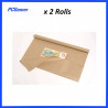 Brown Kraft Paper Roll 600mm X 10M Packing Wrapping x 2 rolls