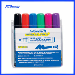 Artline 579 Whiteboard Marker Xylene Free 2-5mm Chisel Tip Assorted