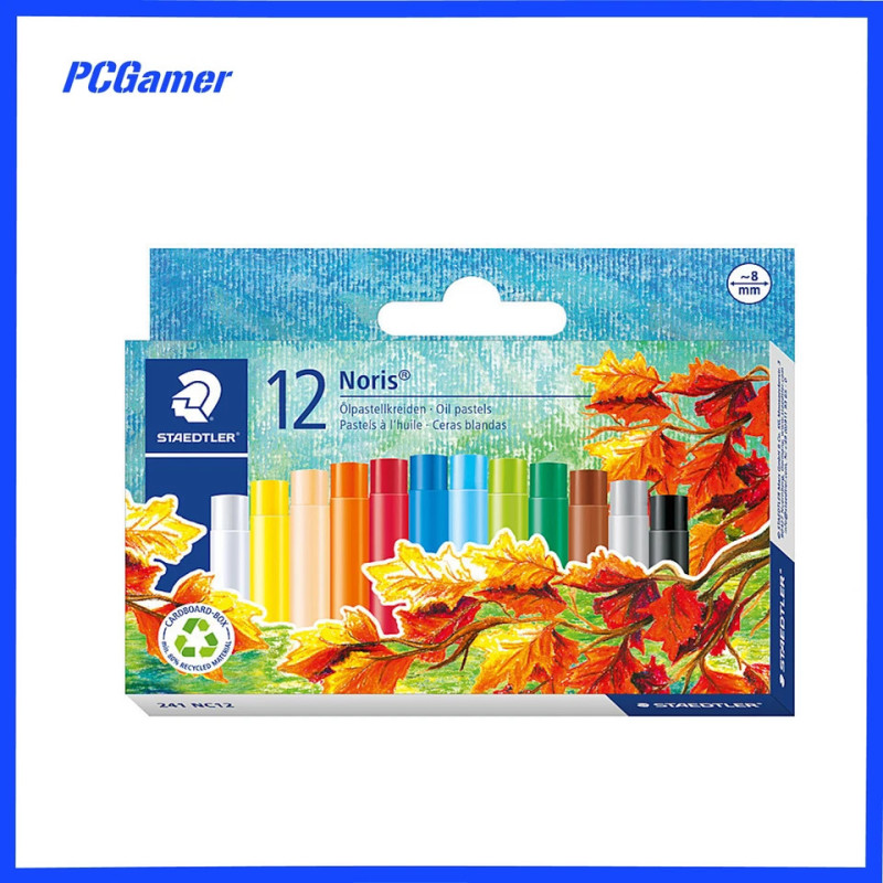 Staedtler Noris Club Colour Oil Pastels - Box of 12 - Assorted Colours