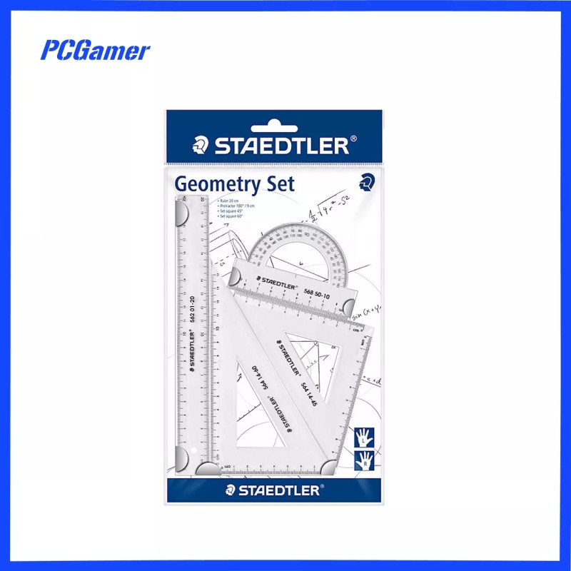 Staedtler Geometry Set of 4 Transparent or technical drawing Staedtler Geometry Set of 4 Transparent or technical drawing