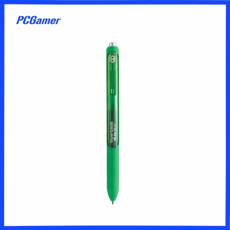 Papermate Inkjoy Gel Pen Medium Retractable 0.7mm Green x 1 Pen