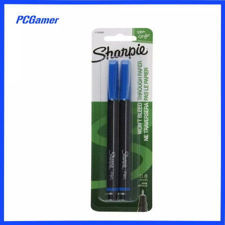 Sharpie Blue 0.8mm Fine Tip Pen Pack